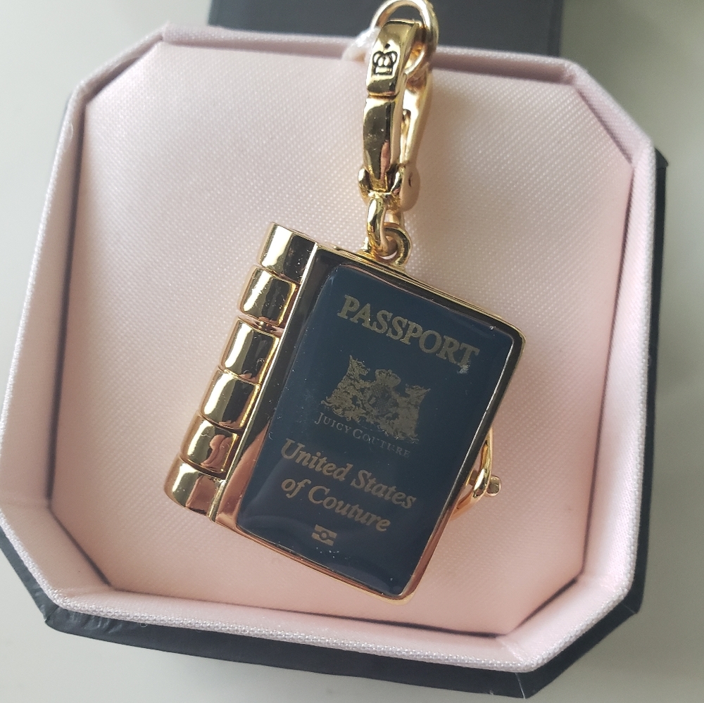 Juicy Couture RARE passport charm